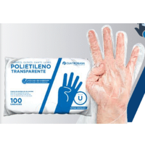 LUVA POLIETILENO SEM BLOQUEIO / LUVA PALHAÇO (Emb.100un.)