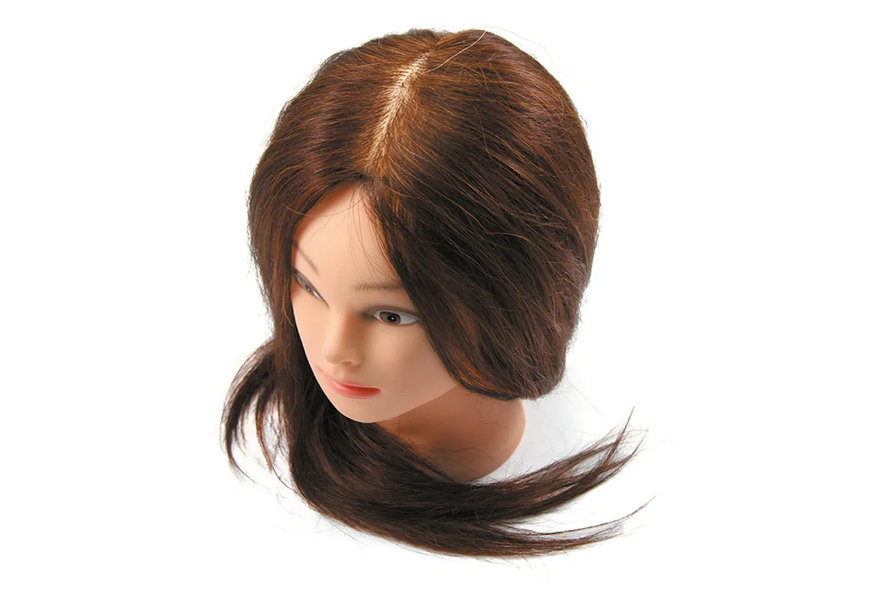 Cabeça Académica RickiParodi Cabelo 100{69b0bfde0ac32c7f4104c7f2836fb9d3a1557913dca8cf3d727042375015f5c0} Natural 45 cm