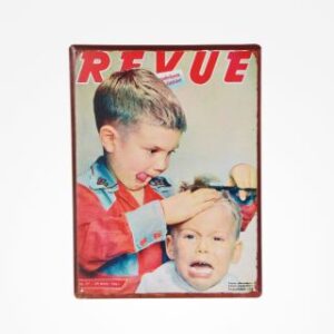 Poster folha de metal vintage 39 X 30 CM