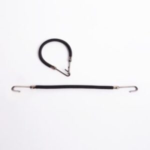 Elástico cabelo negro 14cm com gancho