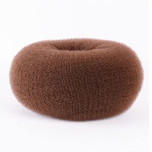 Acessório enchimento coque castanho 8cm